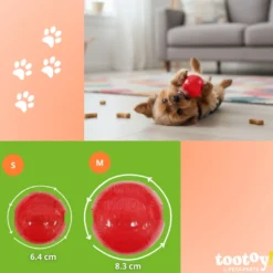 Tootoy! Chew Brinquedo interativo dispensador de snacks para cães