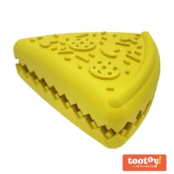 Tootoy! Chew Cheese Pizza Treat Dispenser brinquedo para cães