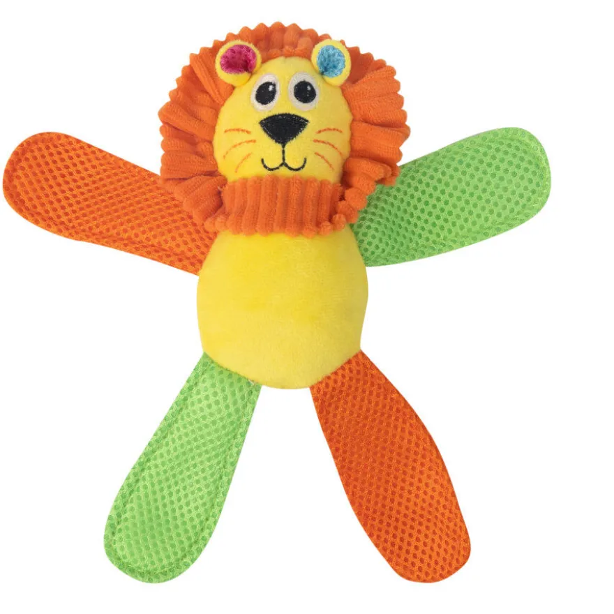 Tootoy! Chew Fetch It Lion Multicolor peluche para cães