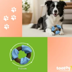 Tootoy! Chew Mordedor anel dentário para cães