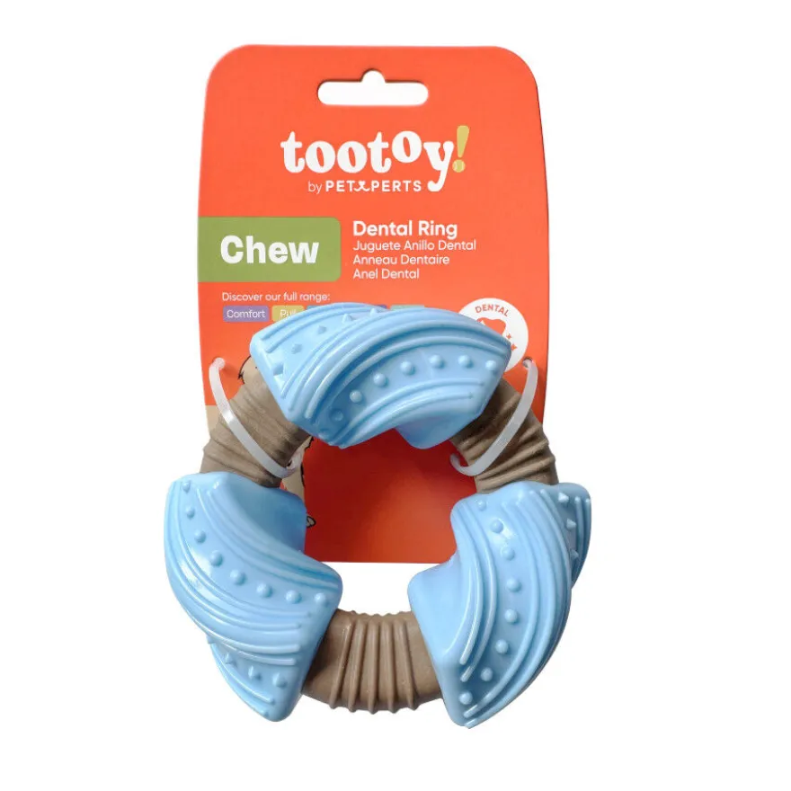 Tootoy! Chew Mordedor anel dentário para cães