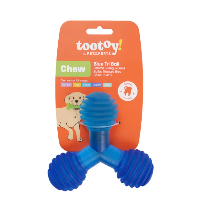 Tootoy! Chew Mordedor bola tripla para cães