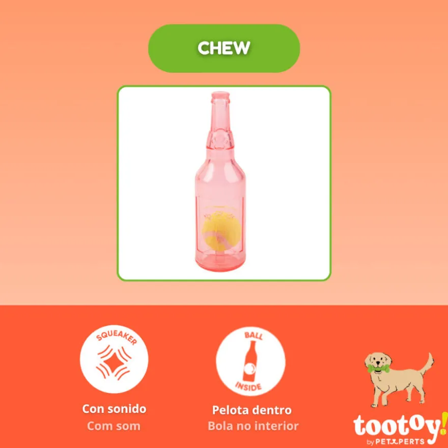Tootoy! Chew Mordedor garrafa pequena para cães