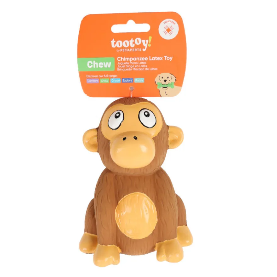 Tootoy! Chew Mordedor Macaquinho Chimpanzé para cães