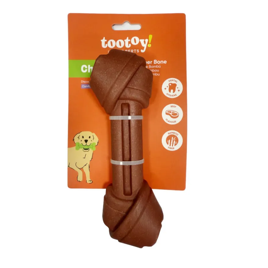 Tootoy! Chew Osso de bamboo para cães