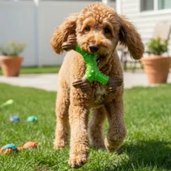 Tootoy! Chew Osso dental de bamboo sabor maçã para cães