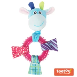 Tootoy! Chew Ring Giraffe mordedor para cachorros