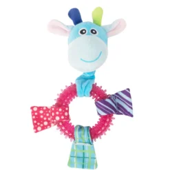 Tootoy! Chew Ring Giraffe mordedor para cachorros