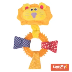 Tootoy! Chew Ring Hippo Multicolor Mordedor para cachorros