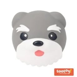 Tootoy! Chew Schnauzer Mordedor de látex com som para cães