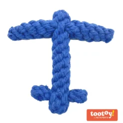 Tootoy! Comfort Anchor Rope brinquedo com corda para cães