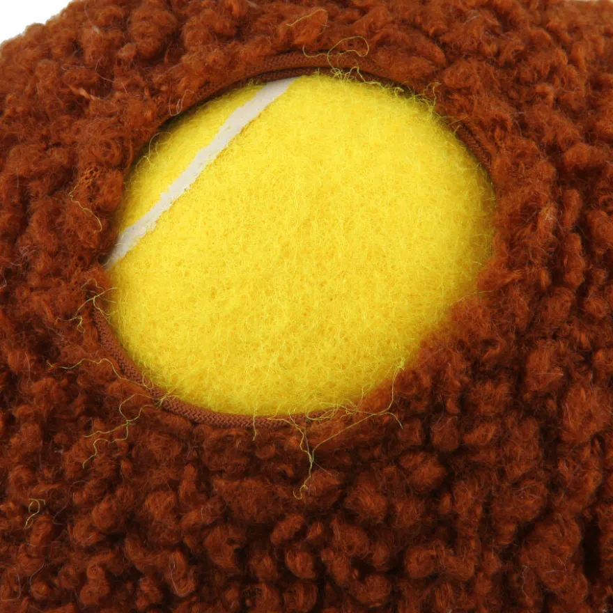 Tootoy! Comfort Long Neck Alpaca peluche com bola para cães