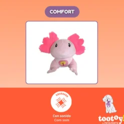 Tootoy! Comfort Peluche axolote para cães