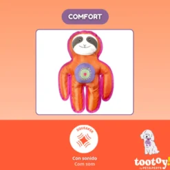 Tootoy! Comfort Peluche bicho-preguiça para cães