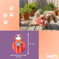 Tootoy! Comfort Peluche bicho-preguiça para cães