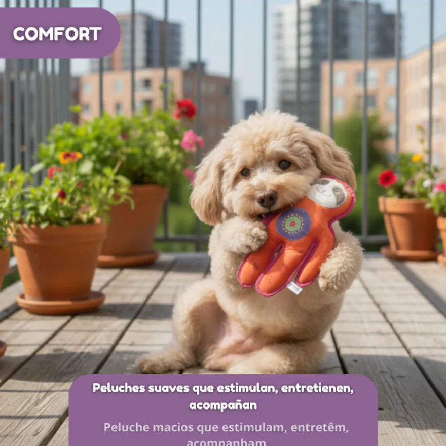 Tootoy! Comfort Peluche bicho-preguiça para cães