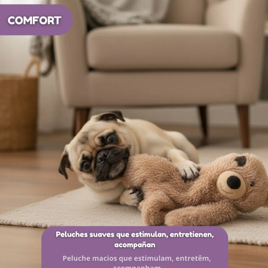 Tootoy! Comfort Peluche de urso para cães