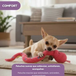Tootoy! Comfort Peluche osso cobra para cães