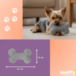 Tootoy! Comfort Peluche Osso para cães