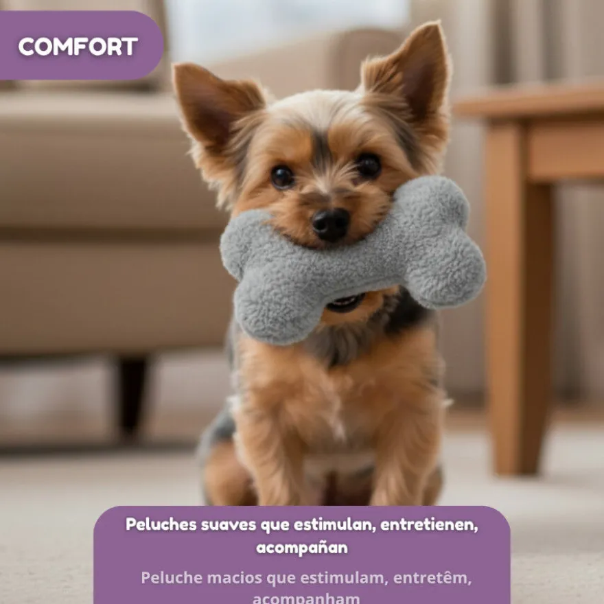 Tootoy! Comfort Peluche Osso para cães