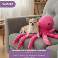 Tootoy! Comfort Peluche polvo Octopus para cães