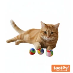 Tootoy! Comfort & Relax Bola de Lã Fofa para gatos