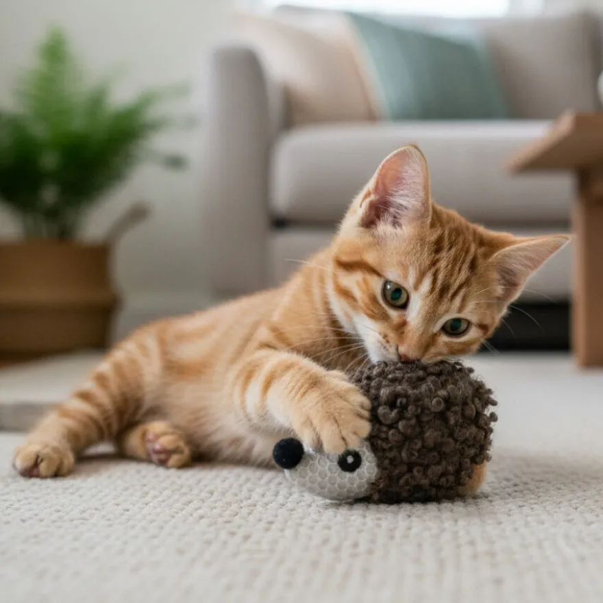 Tootoy! Comfort & Relax Ouriço interativo peluche para gatos