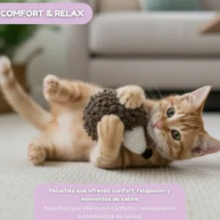 Tootoy! Comfort & Relax Ouriço interativo peluche para gatos