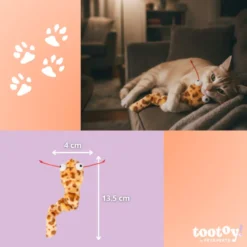 Tootoy! Comfort & Relax Peluche cobra para gatos