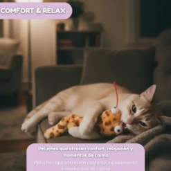 Tootoy! Comfort & Relax Peluche cobra para gatos