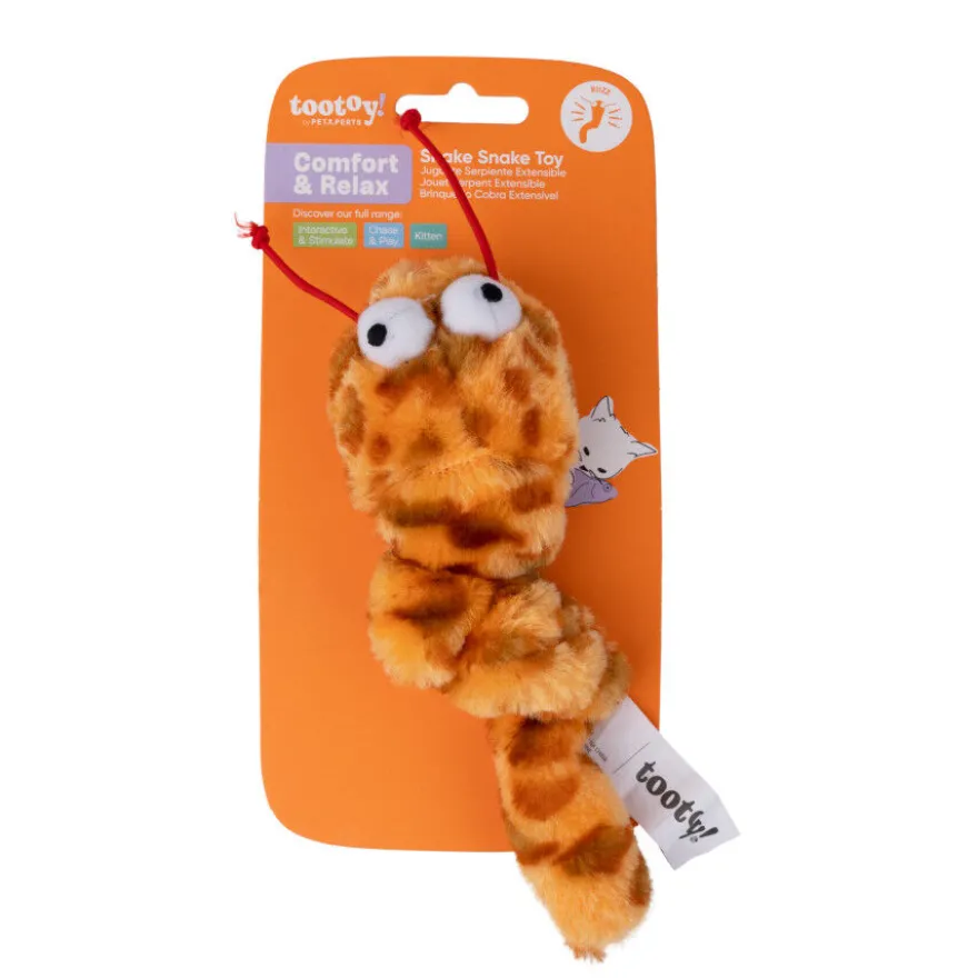 Tootoy! Comfort & Relax Peluche cobra para gatos