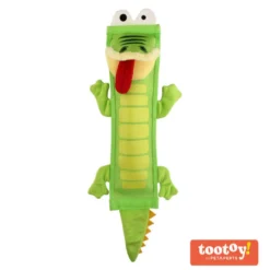 Tootoy! Comfort Resistant Crocodile Toy peluche para cães