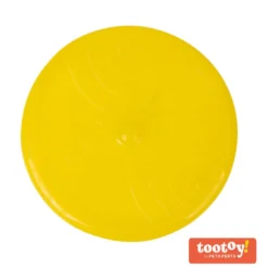 Tootoy! Flexible disc Yellow Frisbee Flexível Amarelo para cães
