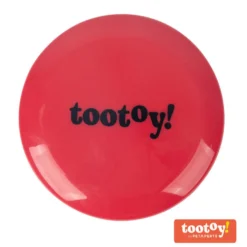 Tootoy! Flying disc Red Frisbee Vermelho para cães