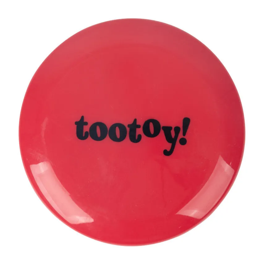 Tootoy! Flying disc Red Frisbee Vermelho para cães