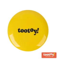 Tootoy! Flying disc Yellow Frisbee Amarelo para cães