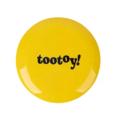 Tootoy! Flying disc Yellow Frisbee Amarelo para cães