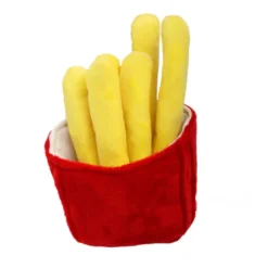 Tootoy! Fries Cuddler Yellow Peluche para cães