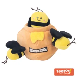 Tootoy!Honey & Bees Cuddler Yellow Peluche Gigante para cães
