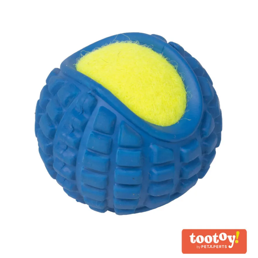 Tootoy! 2 in 1 tennis ball Blue Bola de Ténis Azul para cães