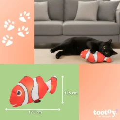 Tootoy! Interactive & Stimulate Brinquedo Nemo Interativo para gatos
