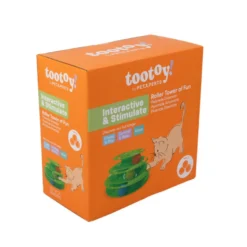 Tootoy! Interactive & Stimulate Brinquedo torre interativa para gatos