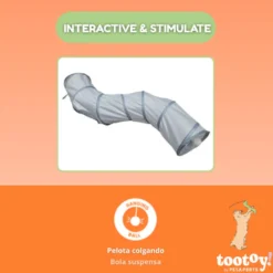 Tootoy! Interactive & Stimulate Túnel para gatos