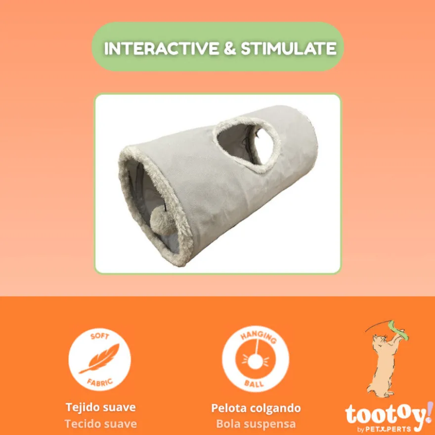 Tootoy! Interactive & stimulate Túnel suave para gatos