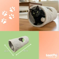 Tootoy! Interactive & stimulate Túnel suave para gatos
