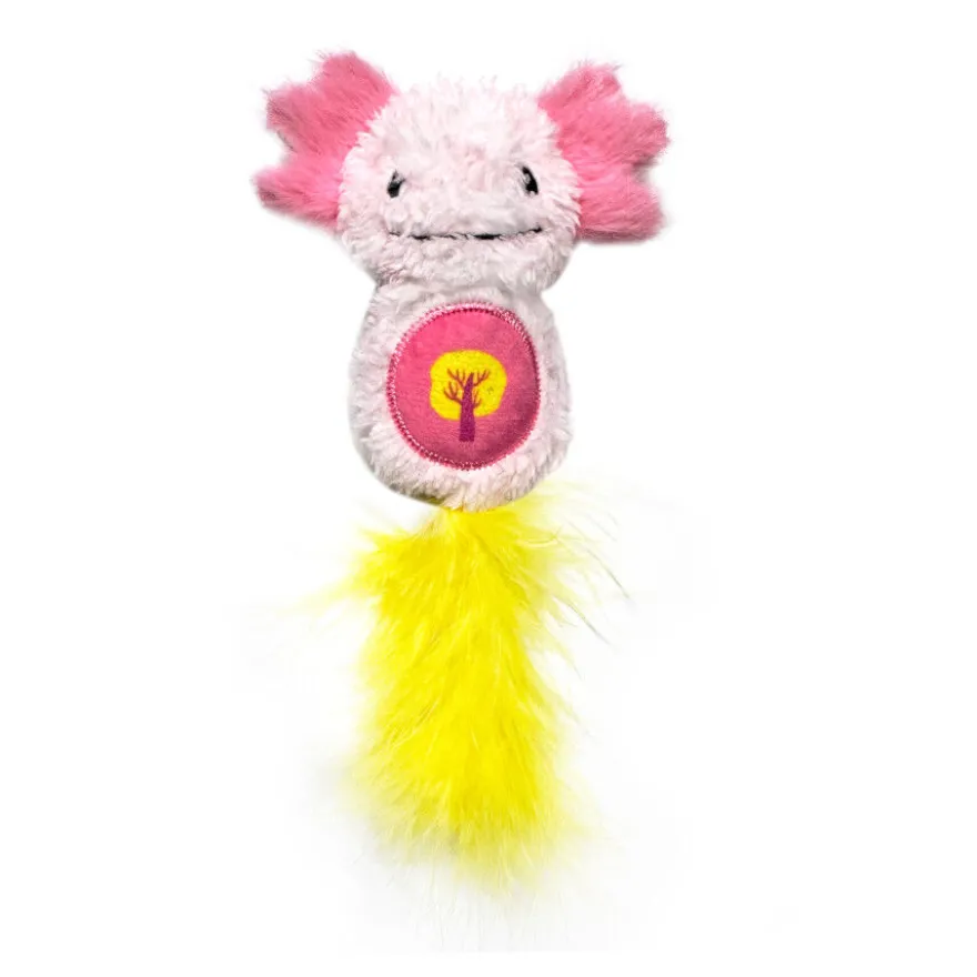 Tootoy! Kitten Peluche de elefante e axolote para gatos