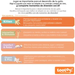 Tootoy! Kitten Vara cobra para gatinhos