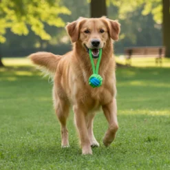 Tootoy! Pull Bola de corda com pega para cães