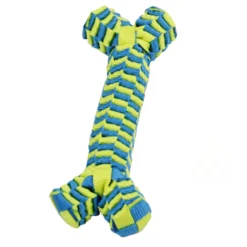 Tootoy! Pull Braided Nylon Bone mordedor de corda para cães