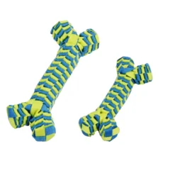 Tootoy! Pull Braided Nylon Bone mordedor de corda para cães